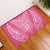 2025 Rugby Championship New Zealand Custom Rubber Doormat Poutama Motifs - Pink Out - Polynesian Pride