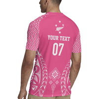 2025 Rugby Championship New Zealand Custom Rugby Jersey Poutama Motifs - Pink Out - Polynesian Pride