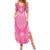 2025 Rugby Championship New Zealand Custom Summer Maxi Dress Poutama Motifs - Pink Out - Polynesian Pride