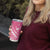 2025 Rugby Championship New Zealand Custom Tumbler Cup Poutama Motifs - Pink Out - Polynesian Pride