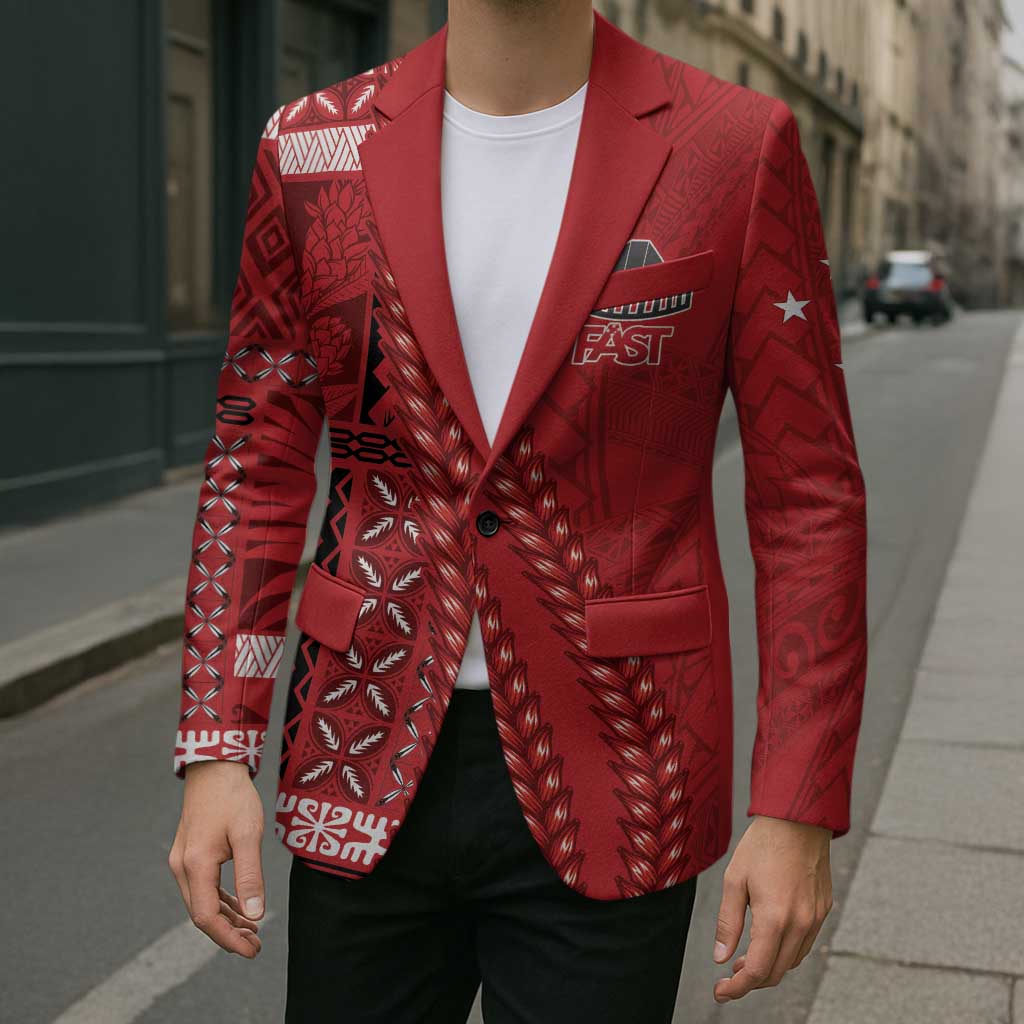 Samoa FAST Siapo Blazer Tatau-Ulafala Vines - Polynesian Pride