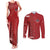 Samoa FAST Siapo Couples Matching Tank Maxi Dress and Long Sleeve Button Shirt Tatau-Ulafala Vines - Polynesian Pride