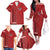 Samoa FAST Siapo Family Matching Off The Shoulder Long Sleeve Dress and Hawaiian Shirt Tatau-Ulafala Vines - Polynesian Pride