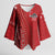 Samoa FAST Siapo Kimono Sleeve Blouse Tatau-Ulafala Vines - Polynesian Pride