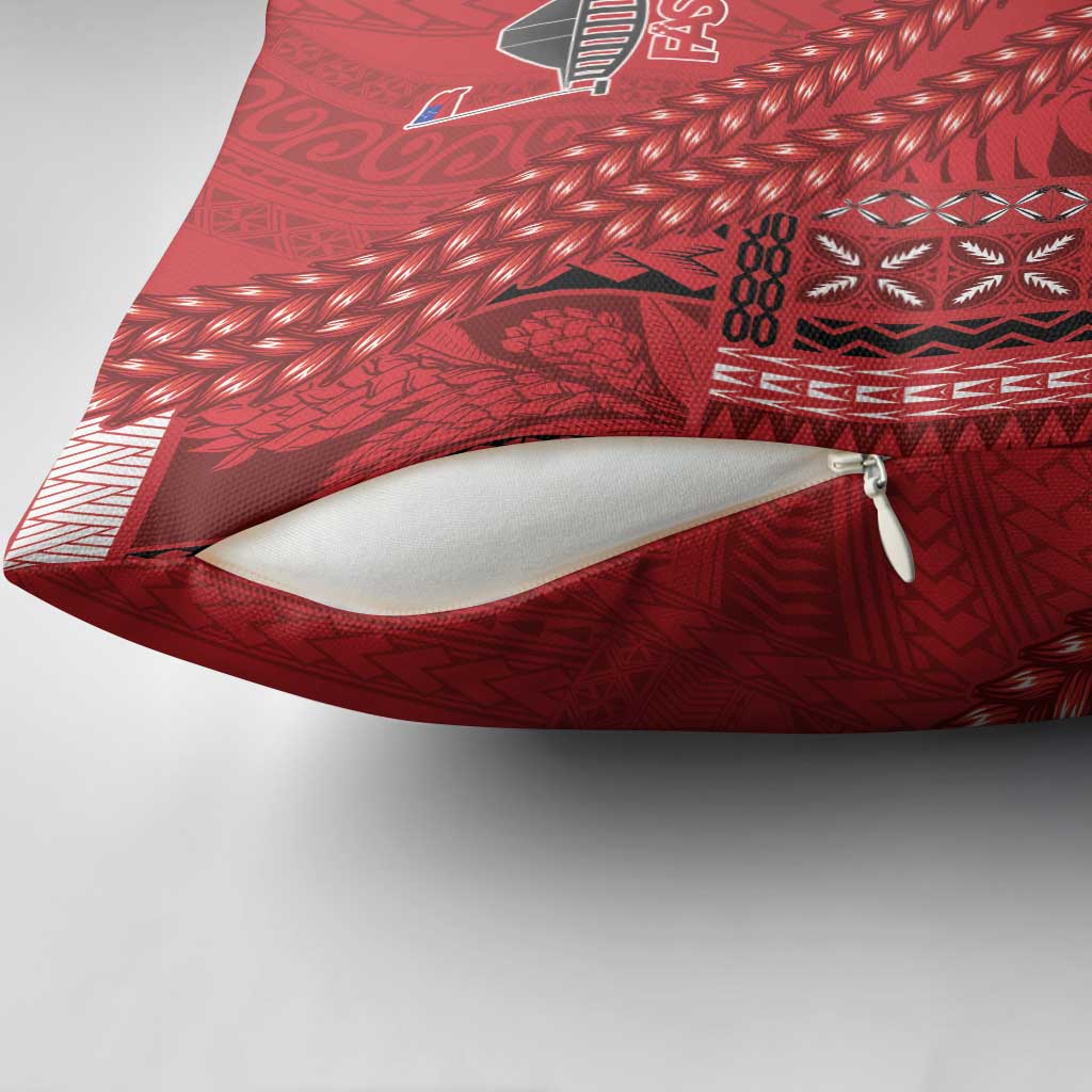 Samoa FAST Siapo Pillow Cover Tatau-Ulafala Vines - Polynesian Pride