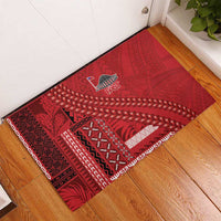 Samoa FAST Siapo Rubber Doormat Tatau-Ulafala Vines - Polynesian Pride