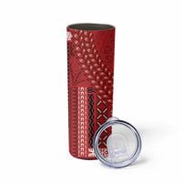 Samoa FAST Siapo Skinny Tumbler Tatau-Ulafala Vines - Polynesian Pride