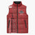 Samoa FAST Siapo Sleeveless Puffer Jacket Tatau-Ulafala Vines - Polynesian Pride