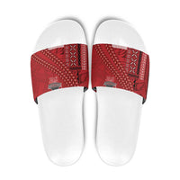 Samoa FAST Siapo Slide Sandals Tatau-Ulafala Vines - Polynesian Pride