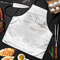 Tonga White Sunday Fakame Apron Tokelaufeletoa Kupesi
