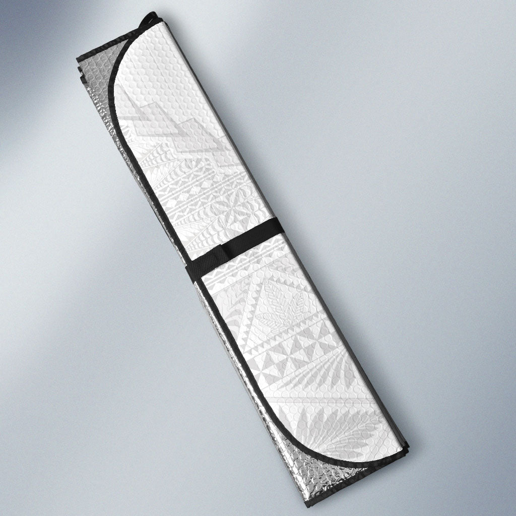 Tonga White Sunday Fakame Auto Sun Shade Tokelaufeletoa Kupesi