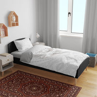 Tonga White Sunday Fakame Bedding Set Tokelaufeletoa Kupesi