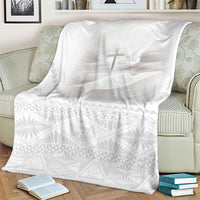 Tonga White Sunday Fakame Blanket Tokelaufeletoa Kupesi