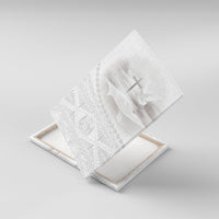 Tonga White Sunday Fakame Canvas Wall Art Tokelaufeletoa Kupesi