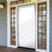 Tonga White Sunday Fakame Door Cover Tokelaufeletoa Kupesi