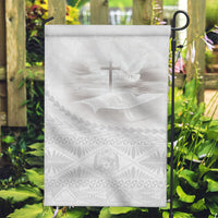 Tonga White Sunday Fakame Garden Flag Tokelaufeletoa Kupesi