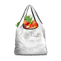 Tonga White Sunday Fakame Grocery Bag Tokelaufeletoa Kupesi