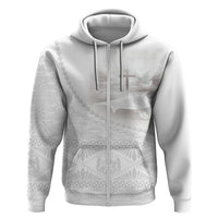 Tonga White Sunday Fakame Hoodie Tokelaufeletoa Kupesi