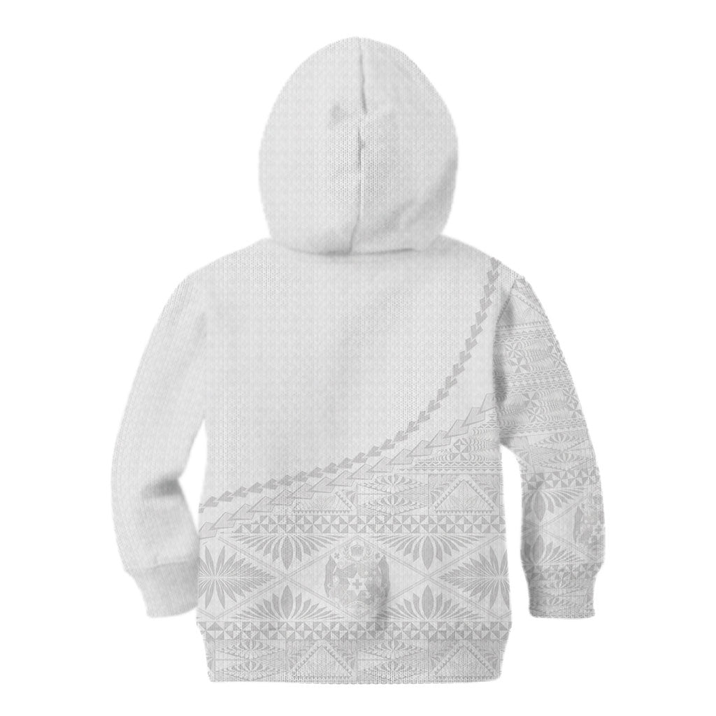 Tonga White Sunday Fakame Kid Hoodie Tokelaufeletoa Kupesi