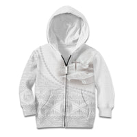 Tonga White Sunday Fakame Kid Hoodie Tokelaufeletoa Kupesi