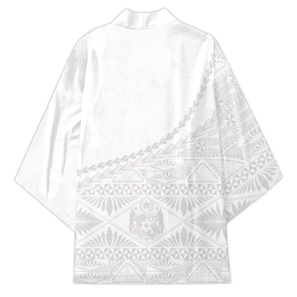 Tonga White Sunday Fakame Kimono Tokelaufeletoa Kupesi