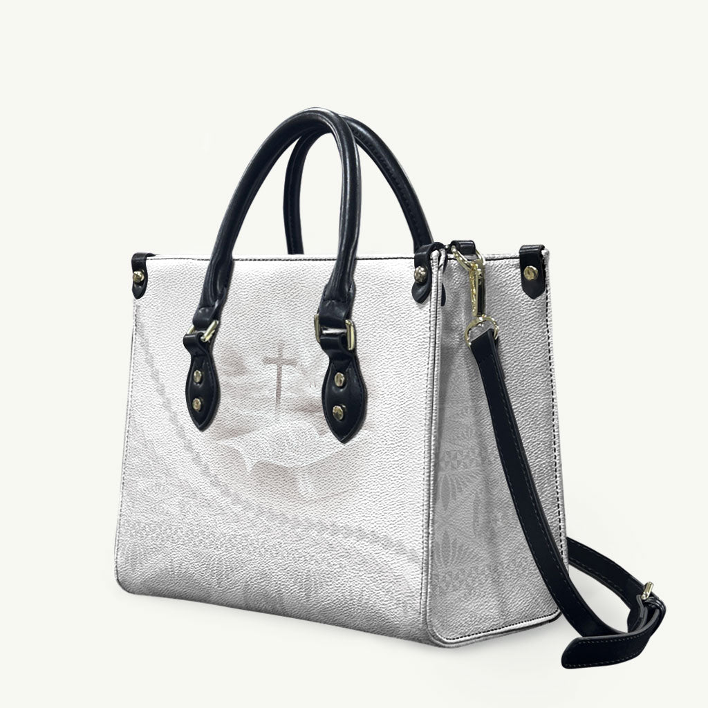 Tonga White Sunday Fakame Leather Bag Tokelaufeletoa Kupesi