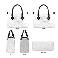 Tonga White Sunday Fakame Leather Bag Tokelaufeletoa Kupesi
