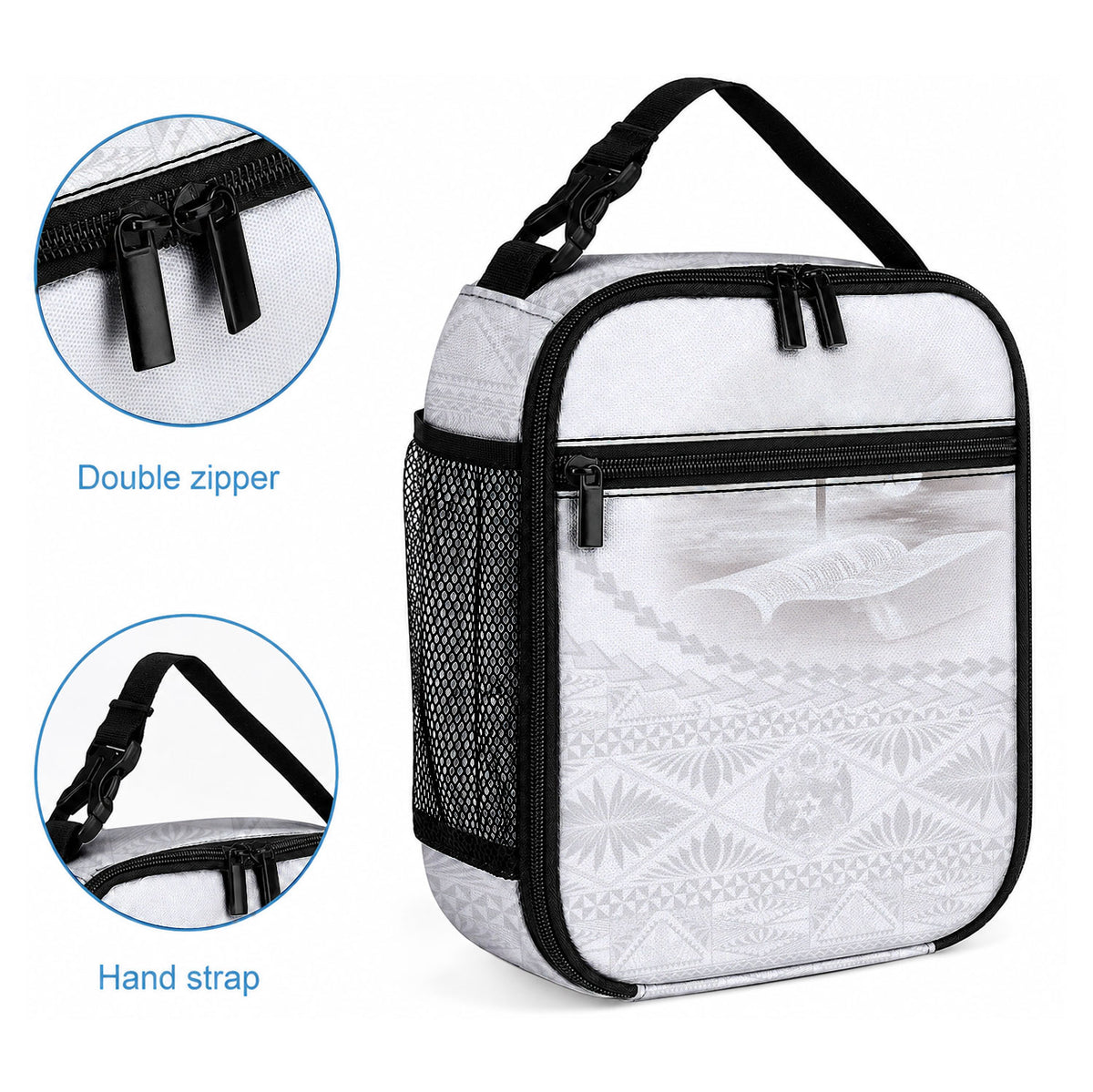Tonga White Sunday Fakame Lunch Bag Tokelaufeletoa Kupesi