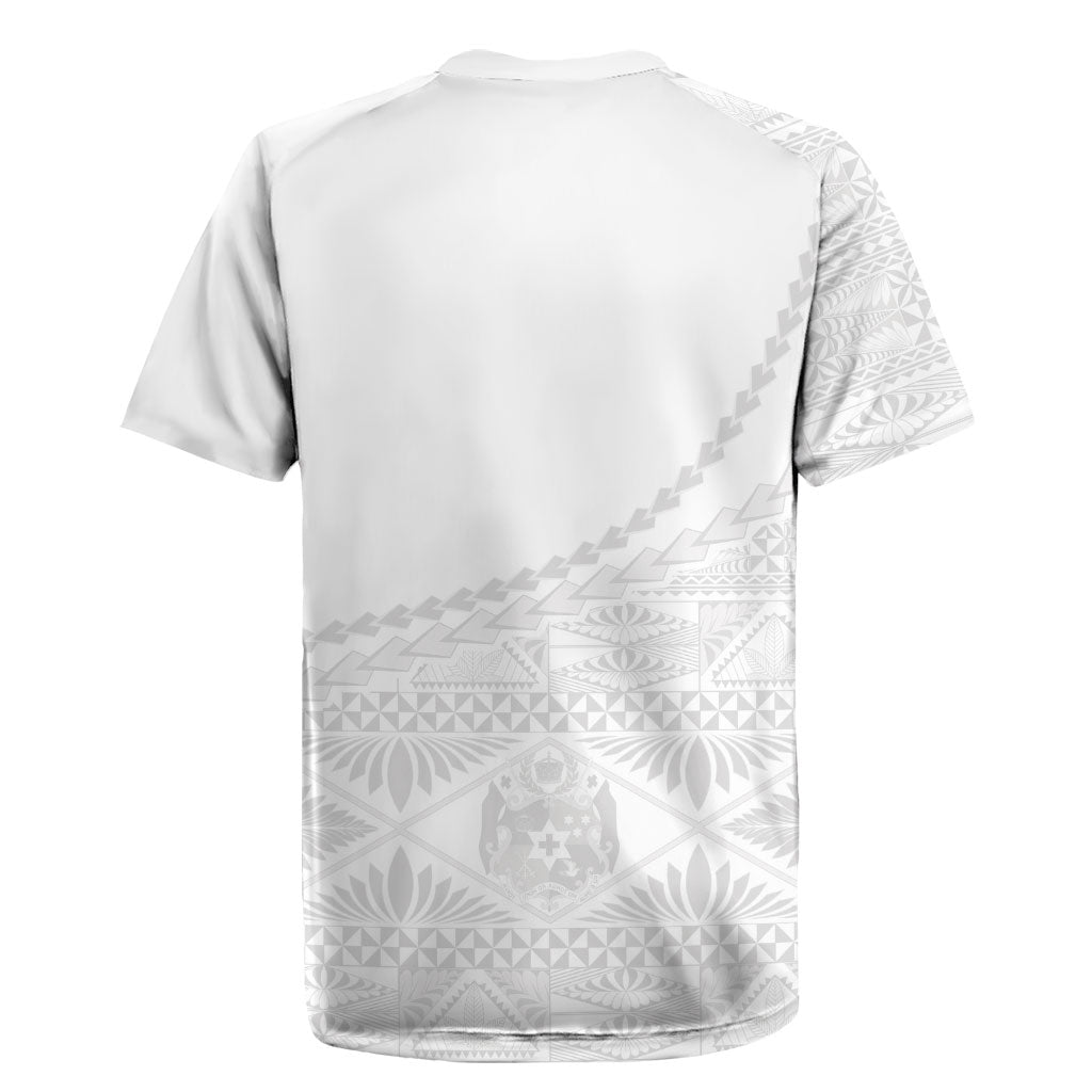Tonga White Sunday Fakame Rugby Jersey Tokelaufeletoa Kupesi