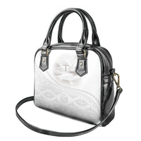 Tonga White Sunday Fakame Shoulder Handbag Tokelaufeletoa Kupesi
