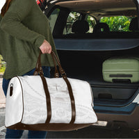 Tonga White Sunday Fakame Travel Bag Tokelaufeletoa Kupesi