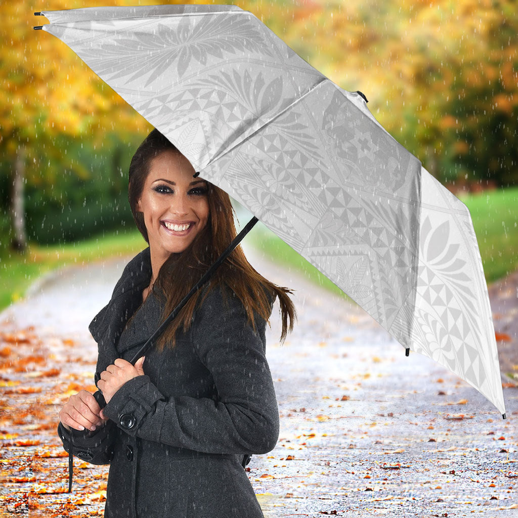 Tonga White Sunday Fakame Umbrella Tokelaufeletoa Kupesi