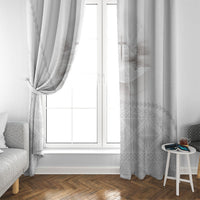 Tonga White Sunday Fakame Window Curtain Tokelaufeletoa Kupesi