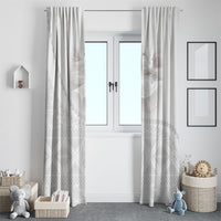 Tonga White Sunday Fakame Window Curtain Tokelaufeletoa Kupesi
