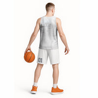 Niue White Sunday Tapu Fanau Basketball Jersey Fiti Pua Mix Hiapo Tapa