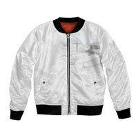 Niue White Sunday Tapu Fanau Bomber Jacket Fiti Pua Mix Hiapo Tapa