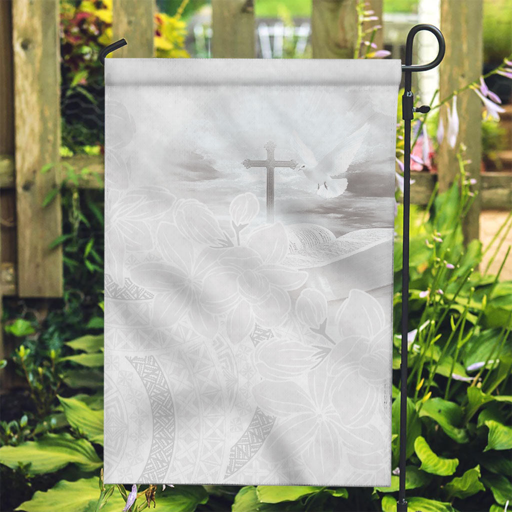 Niue White Sunday Tapu Fanau Garden Flag Fiti Pua Mix Hiapo Tapa