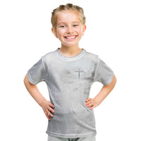 Niue White Sunday Tapu Fanau Kid T Shirt Fiti Pua Mix Hiapo Tapa