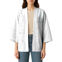 Niue White Sunday Tapu Fanau Kimono Fiti Pua Mix Hiapo Tapa