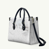 Niue White Sunday Tapu Fanau Leather Bag Fiti Pua Mix Hiapo Tapa