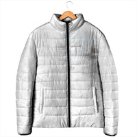 Niue White Sunday Tapu Fanau Padded Jacket Fiti Pua Mix Hiapo Tapa