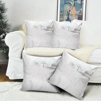 Niue White Sunday Tapu Fanau Pillow Cover Fiti Pua Mix Hiapo Tapa