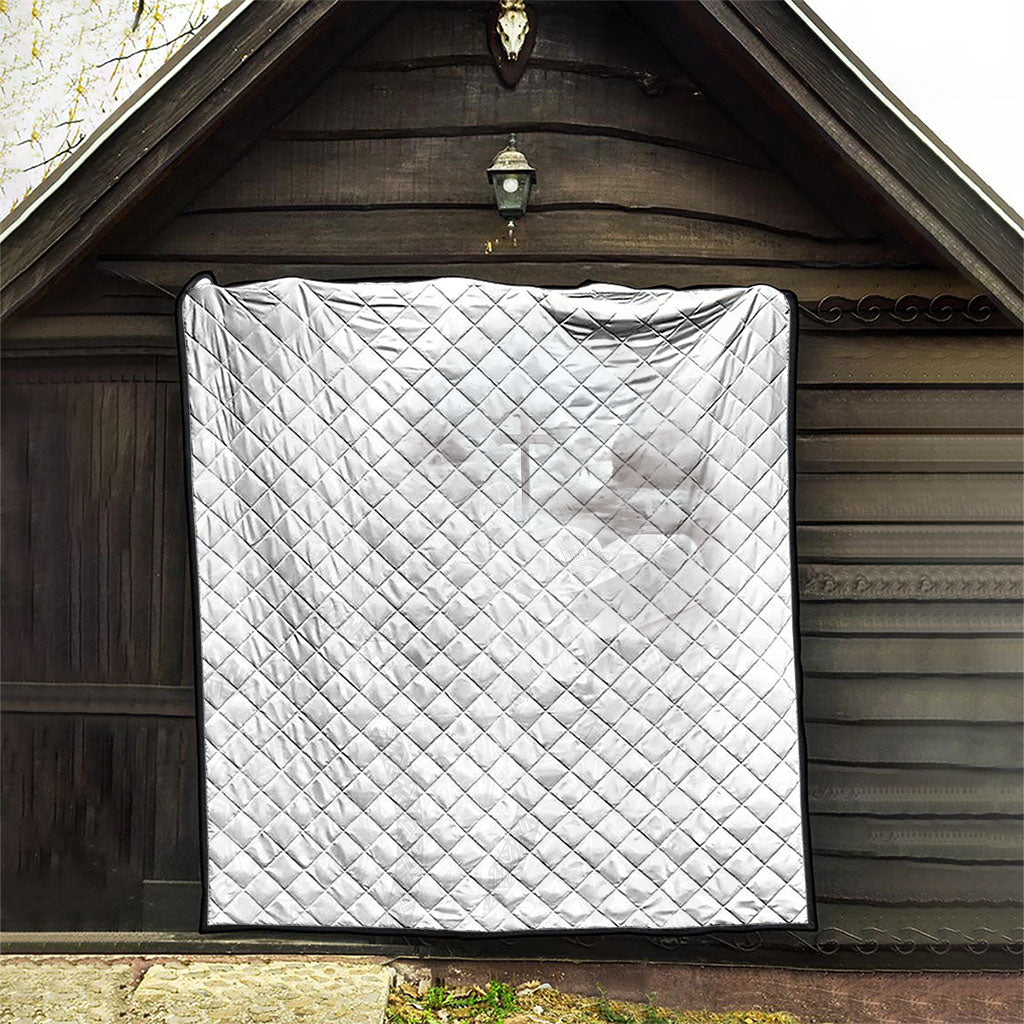 Niue White Sunday Tapu Fanau Quilt Fiti Pua Mix Hiapo Tapa