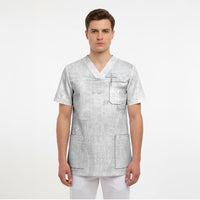 Niue White Sunday Tapu Fanau Scrub Top Fiti Pua Mix Hiapo Tapa