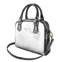 Niue White Sunday Tapu Fanau Shoulder Handbag Fiti Pua Mix Hiapo Tapa