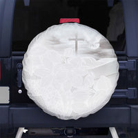 Niue White Sunday Tapu Fanau Spare Tire Cover Fiti Pua Mix Hiapo Tapa