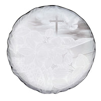 Niue White Sunday Tapu Fanau Spare Tire Cover Fiti Pua Mix Hiapo Tapa