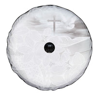 Niue White Sunday Tapu Fanau Spare Tire Cover Fiti Pua Mix Hiapo Tapa