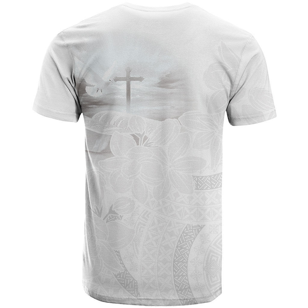 Niue White Sunday Tapu Fanau T Shirt Fiti Pua Mix Hiapo Tapa