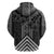 Aotearoa Taniko Pattern Hoodie Poutama Mix Kowhai Flowers
